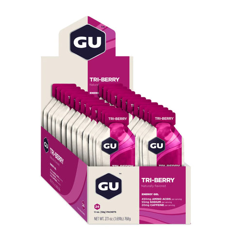 GU Energy Gel Tri Berry + Caffeine